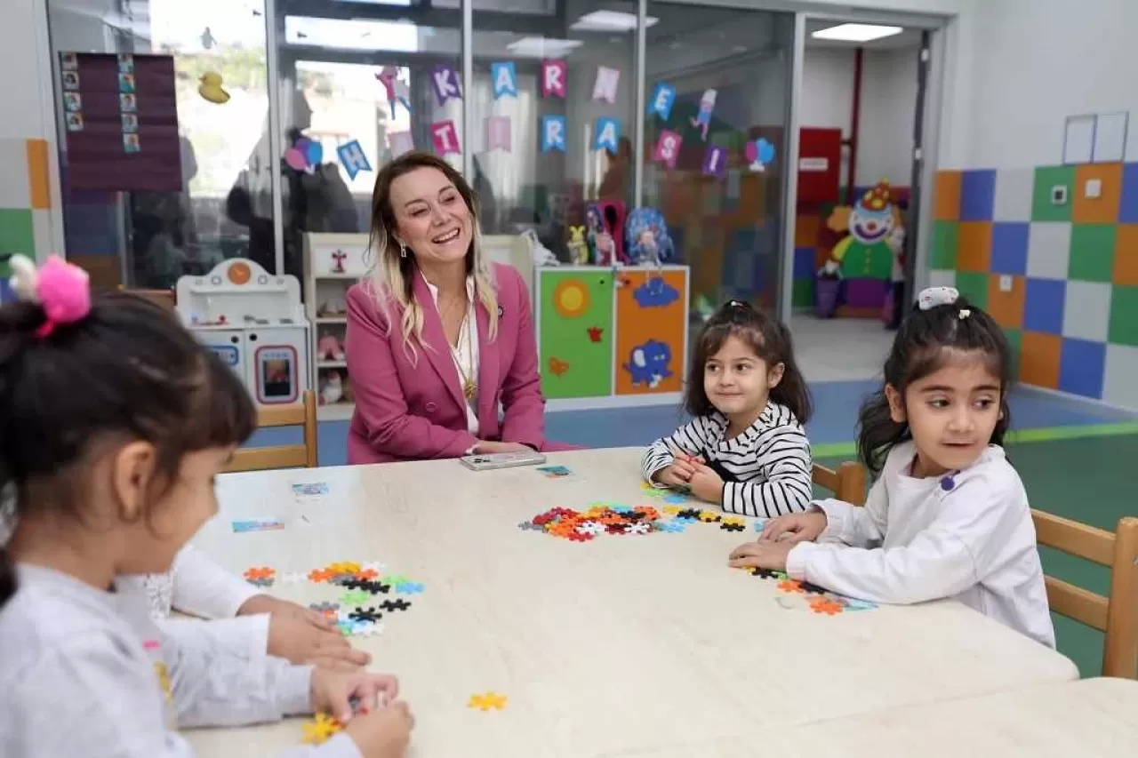 Başkan Mutlu, Oyun Evi’nin Minikleriyle Bir Araya Geldi