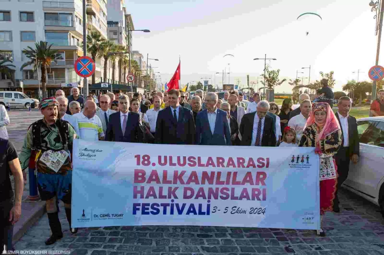 18’inci Uluslararası Balkanlılar Halk Dansları Festivali başladı