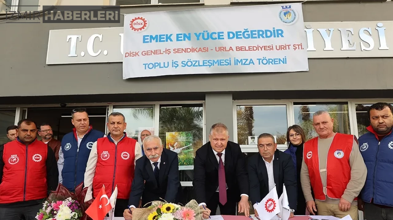 Urla Belediyesi ile DİSK Arasında Tarihi Toplu İş Sözleşmesi: En düşük işçi maaşı 45 bin TL oldu