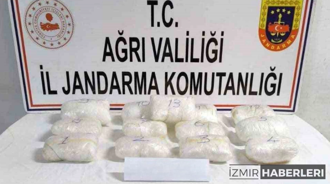 Ağrı’da Tırın Dorsesinde 16 Kilo 200 Gram Kimyasal Madde Ele Geçirildi