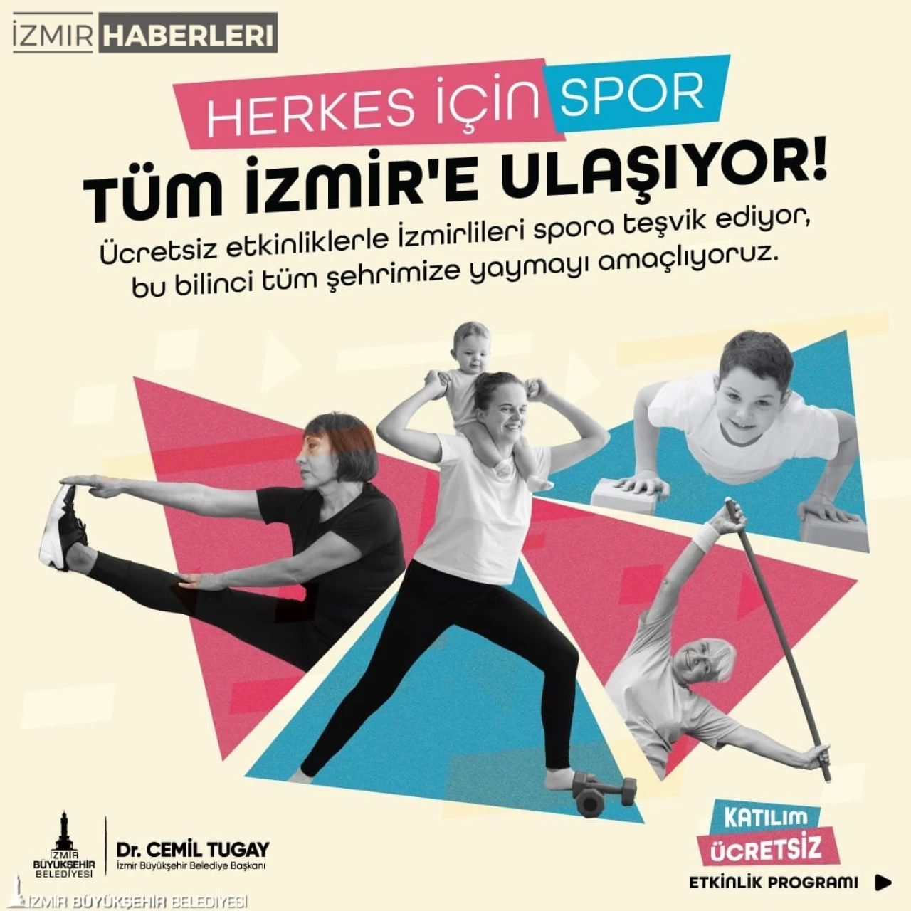 İzmir'de Sağlık Dolu Bir Yaşam İçin Ücretsiz Spor Etkinlikleri Başladı!