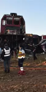 Malatya'da tren kazası: 3 ölü 1 ağır yaralı var