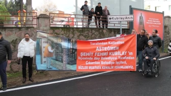 Kubilay Anma Töreninde Aydın Pehlivan'a Protesto