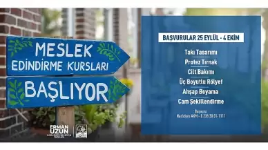 Narlıdere'de meslek edindirme kursları başlıyor: Son başvuru 4 Ekim