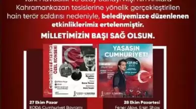 Karşıyaka’da Konser Ve Törenler Ertelendi