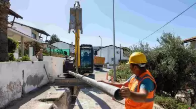 İZSU Çeşme’nin 30 yıllık su sorununu kökten çözüyor