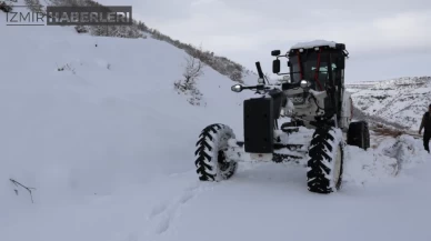 Bingöl’de Kar Yağışı 88 Köy Yolunu Kapattı