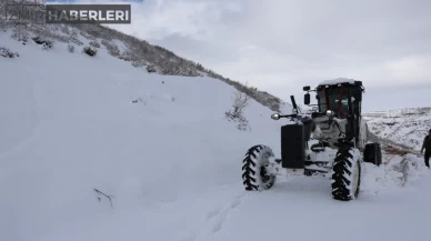 Bingöl’de Kar Yağışı 88 Köy Yolunu Kapattı