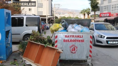 Bayraklı Belediyesi'nde Grev Nedeniyle Çöpler Birikti, Sağlık Endişeleri Artıyor