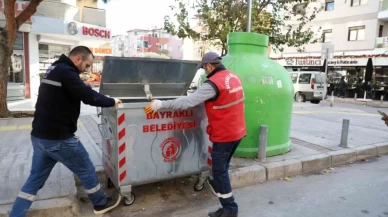 Bayraklı Belediyesi’nden Temiz Çevre İçin Çöp Konteyneri Atağı