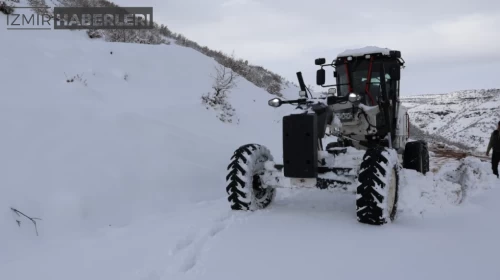 Bingöl’de Kar Yağışı 88 Köy Yolunu Kapattı