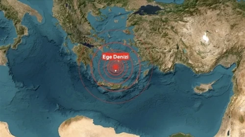 Ege Denizi'nde 5.0 Büyüklüğünde Sarsıntı!