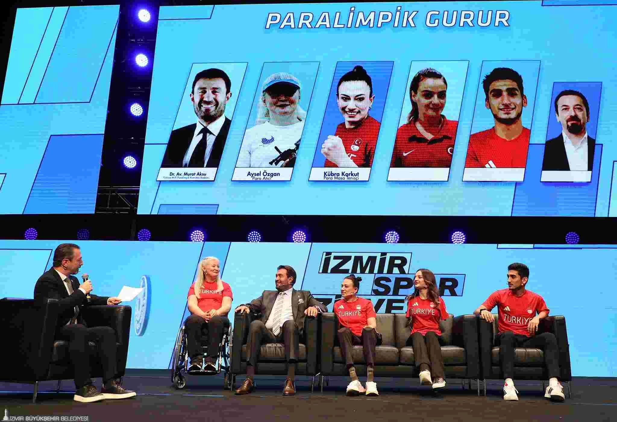 İz bırakan sporcular İzmir Spor Zirvesi’nde